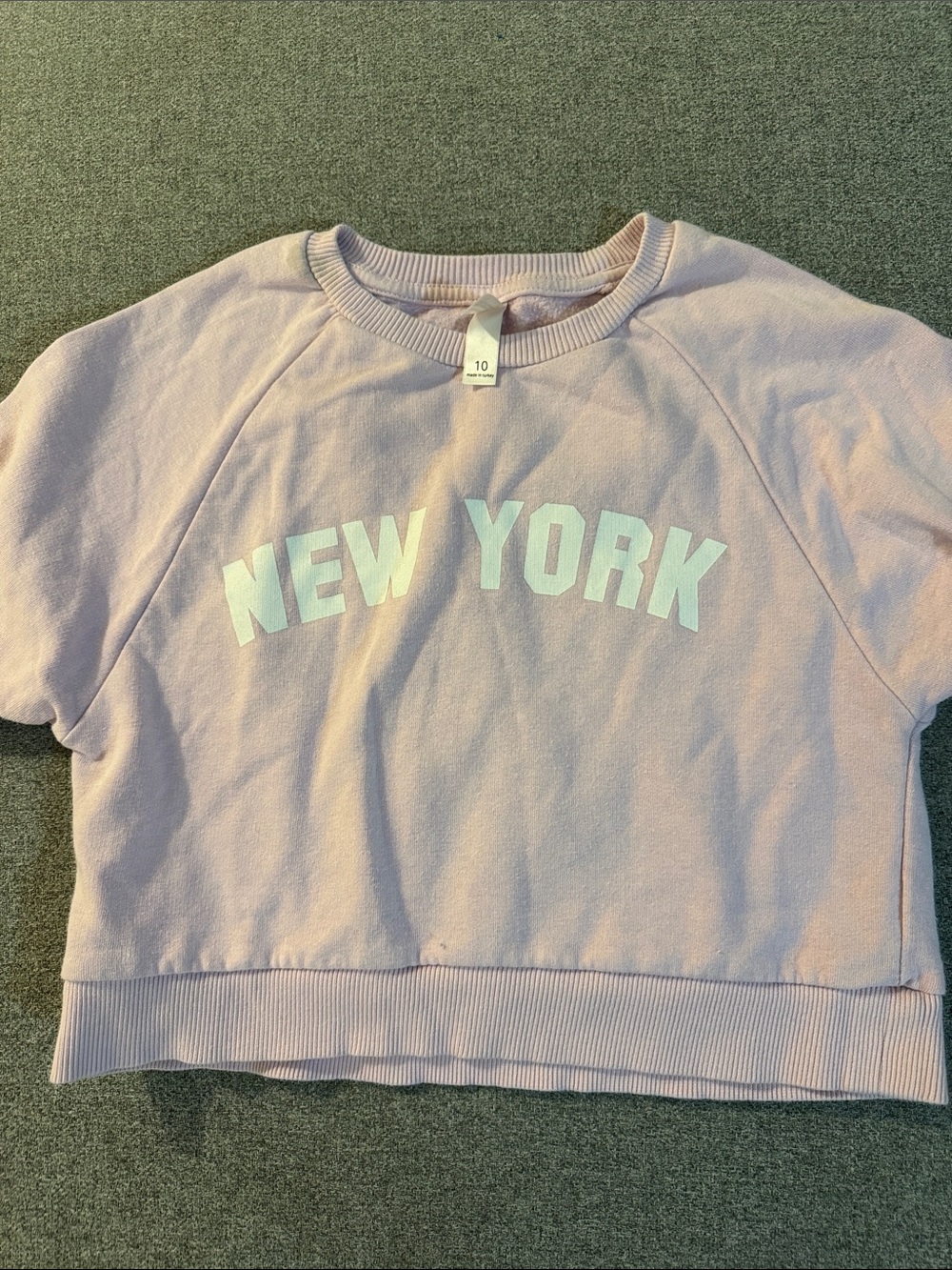 5/$15- Kids 'New York' Pink Crewneck Top